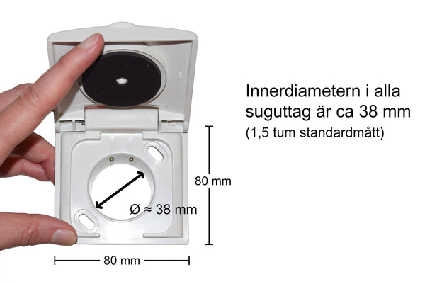 Suguttag VEX, plast vit