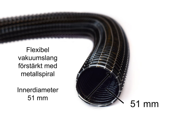 Sugslang, 51mm Vakuum med spiral