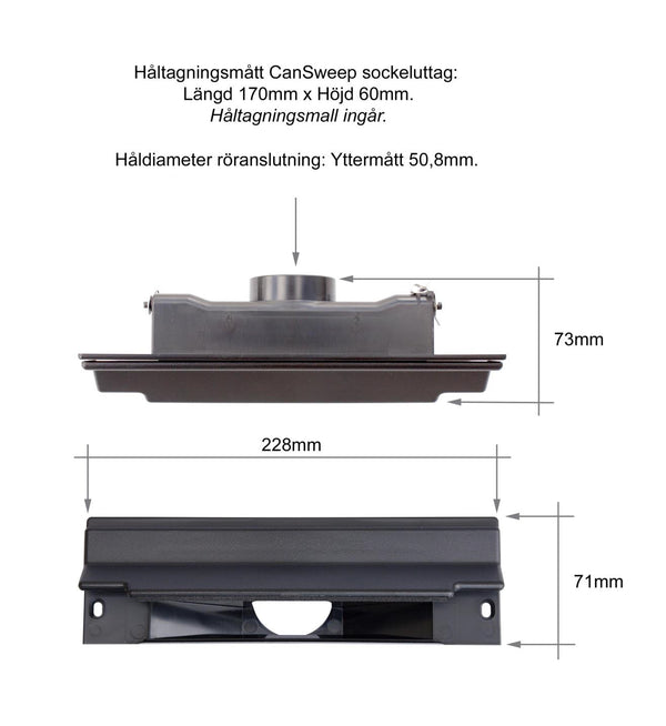 CanSweep Sockeluttag, plast flera färger