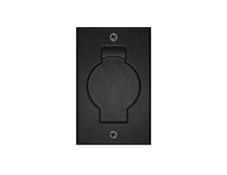 köpa svart Suguttag Standard, plast, runt lock